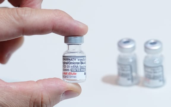 The vaccine against the Omicron variant of Covid-19 at Tokyo Metropolitan Government Office Building in Shinjuku Ward, Tokyo on October 14, 2022.