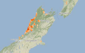 The quake was centred 10km northeast of Greymouth.