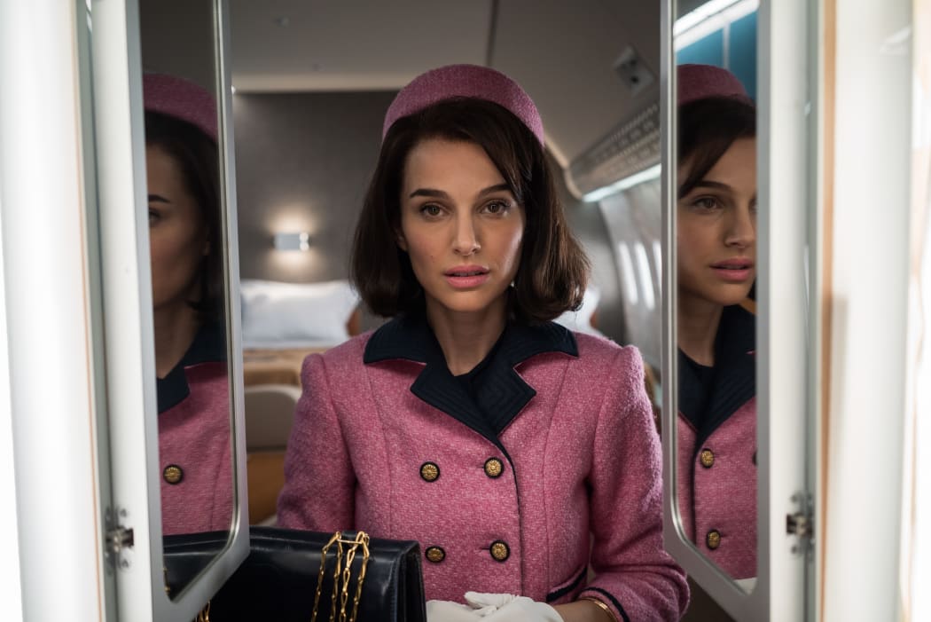 Portman as Jackie prepares to meet the people of Dallas at Love Field.