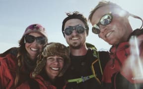 From left Bridget Kruger, Hollie Woodhouse, Brando Yelavich and Keith Parsons.