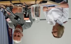 Major Sue Hay and report author Alan Johnson in Auckland.