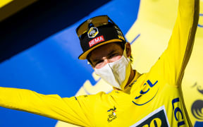 Slovenian cyclist Primoz Roglic of Jumbo Visma