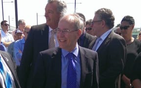 Len Brown at Panmure on Saturday.