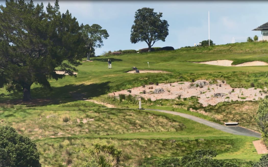 Gulf Harbour Country Club on the Whangaparāoa Peninsula golf course.