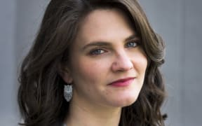 Nina Jankowicz, a Wilson Center Global Fellow at the Kennan Institute, poses for headshots on April 24, 2019 in Kyiv, Ukraine.