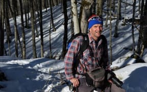 Sean Barry tramping in the Caucasus