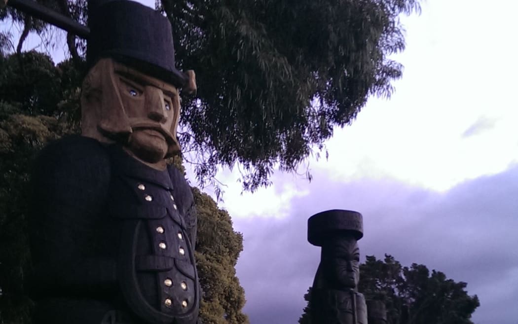 Pou unveiled at 150th anniversary of Battle of Gate Pa