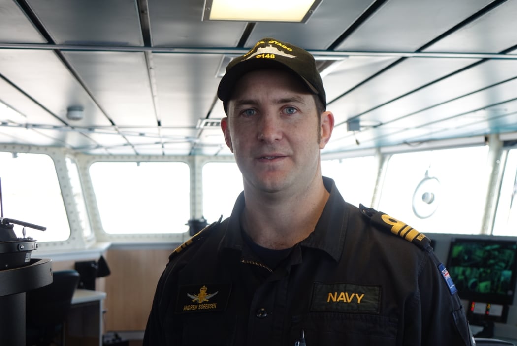 Commanding Officer Andrew Sorensen of the Royal New Zealand Navy.