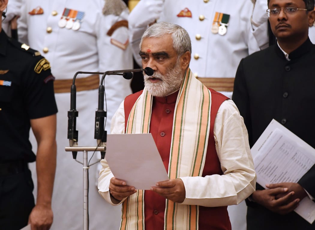 Indian govt minister Ashwini Kumar Choubey