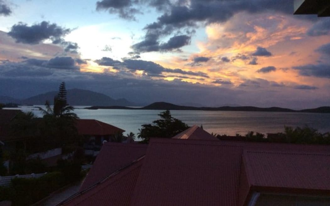 The morning after the initial impact of Cyclone Cook in New Caledonia.