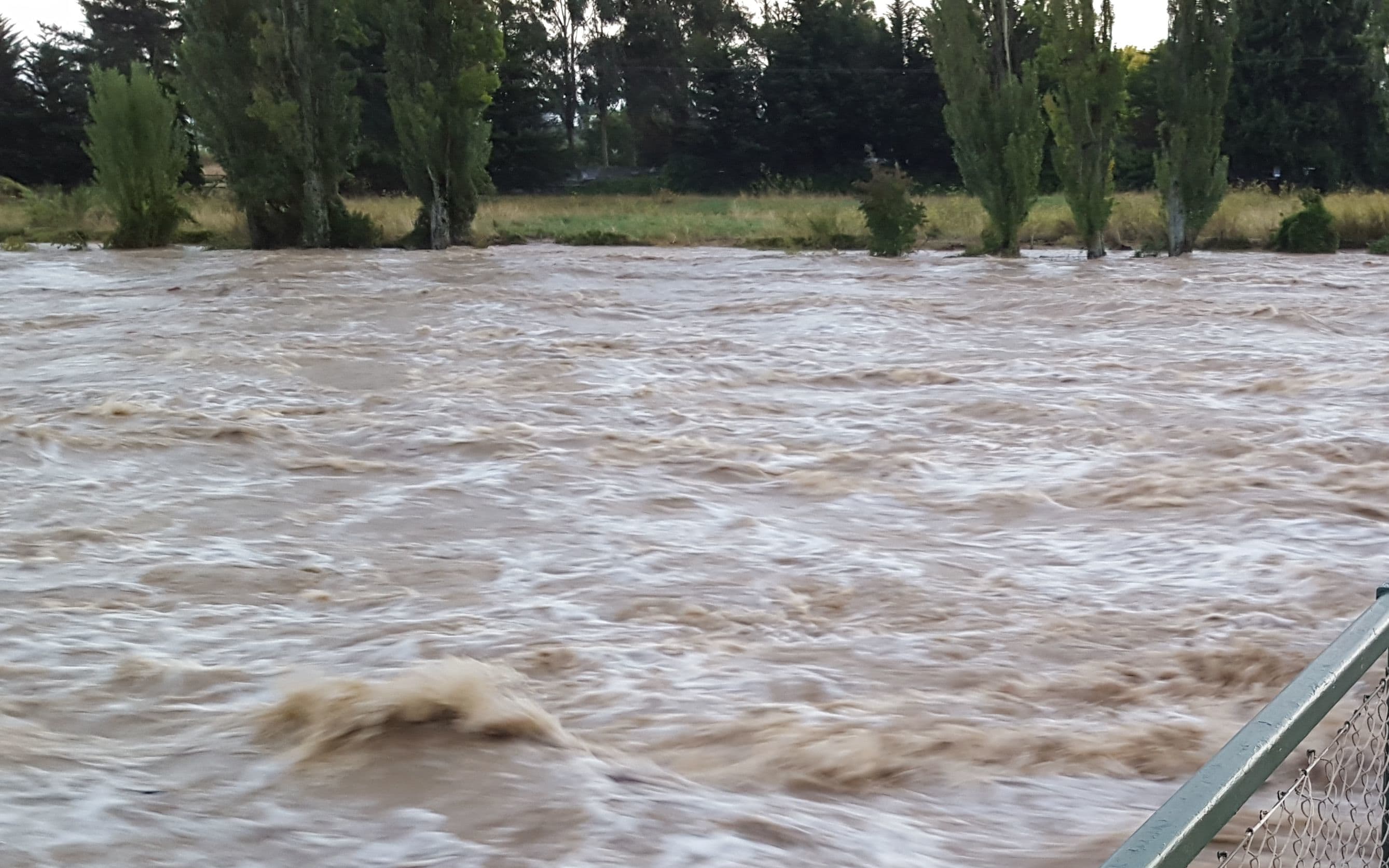 The Wairoa River reached 20-year flood levels overnight.
