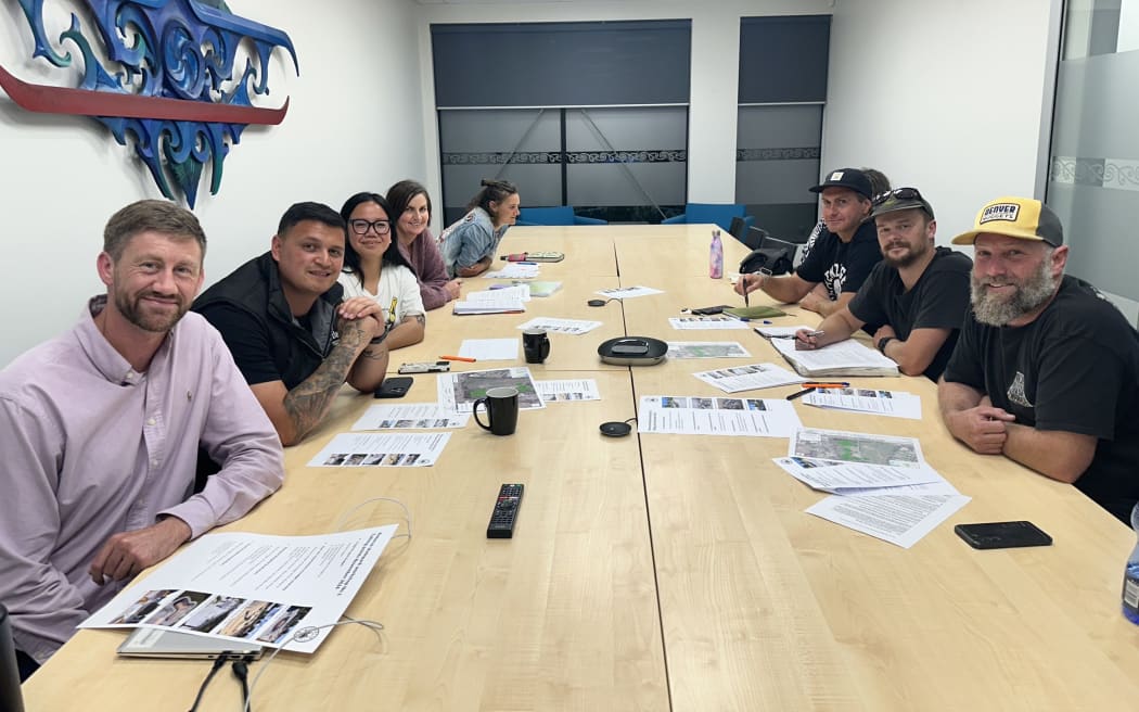 The Rotorua Action Sports Charitable Trust, a council representative and skatepark designer and builder Acid NZ met on Monday.