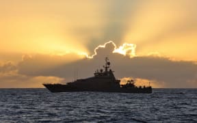 A NZ navy inshore patrol vessel