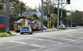 Emergency services are responding to an incident on Fred Taylor Drive in the Auckland Suburb of Westgate.