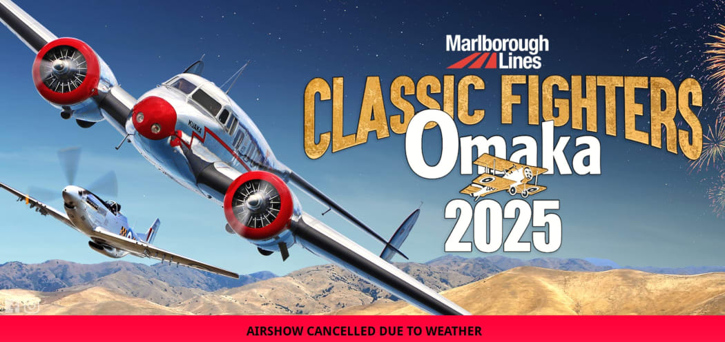 The banner announcing the cancellation.