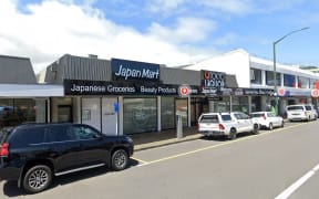 The Japanese grocery store in Lower Hutt where the teenagers abused the manager.
