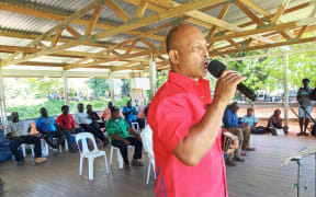 Bougainville presidential candidate Sione Paasia