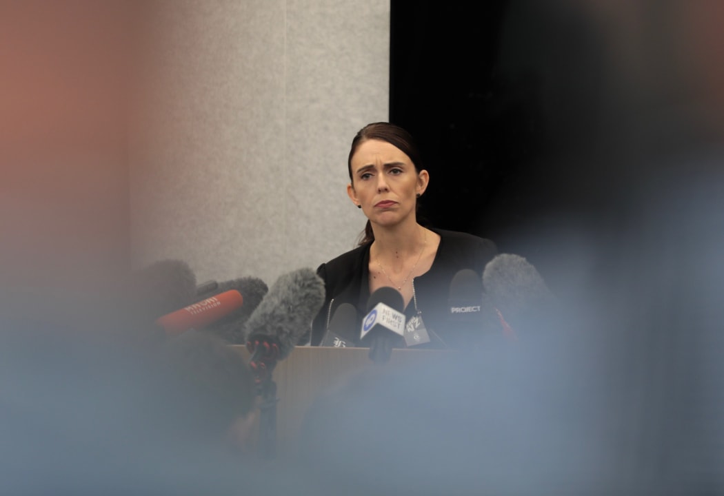 Jacinda Ardern addresses media five days after the Christchurch terror attack.