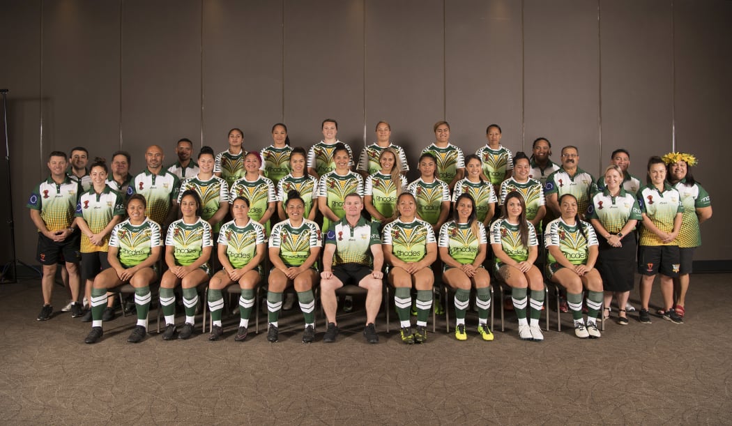 The Cook Islands Moana Women's World Cup team.