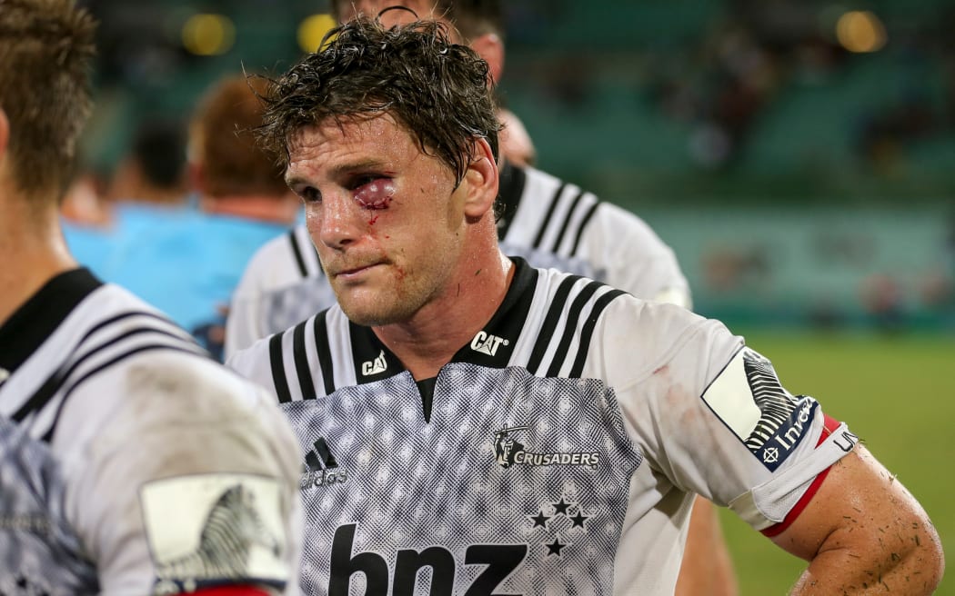 A dejected looking Matt Todd after the Super Rugby match, Waratahs v Crusaders, SCG, Sydney, Australia, 23rd March 2019. Copyright photo: David Neilson / www.photosport.nz