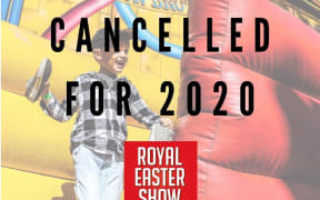 A notice announcing the cancellation of the 2020 Royal Easter Show, due to Covid-19 restrictions.