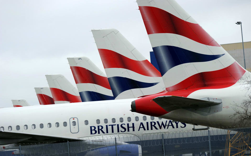 British Airways planes at Heathrow Airport September 2010.