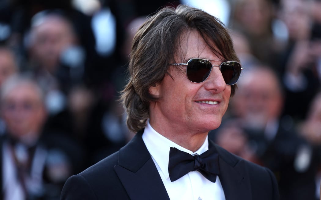 US actor and producer Tom Cruise arrives for the screening of the film Mission: Impossible - The Final Reckoning at the Cannes Film Festival in Cannes, southern France, on May 14, 2025. (Photo by Sameer AL-DOUMY / AFP)