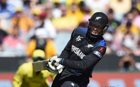 Martin Guptill batting against Australia