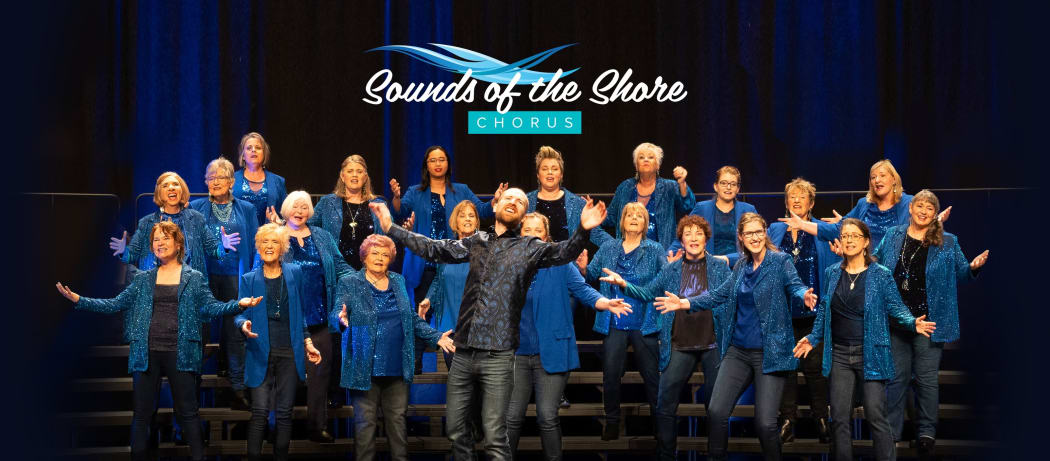 Sounds of the Shore Chorus, with director Richard Harker