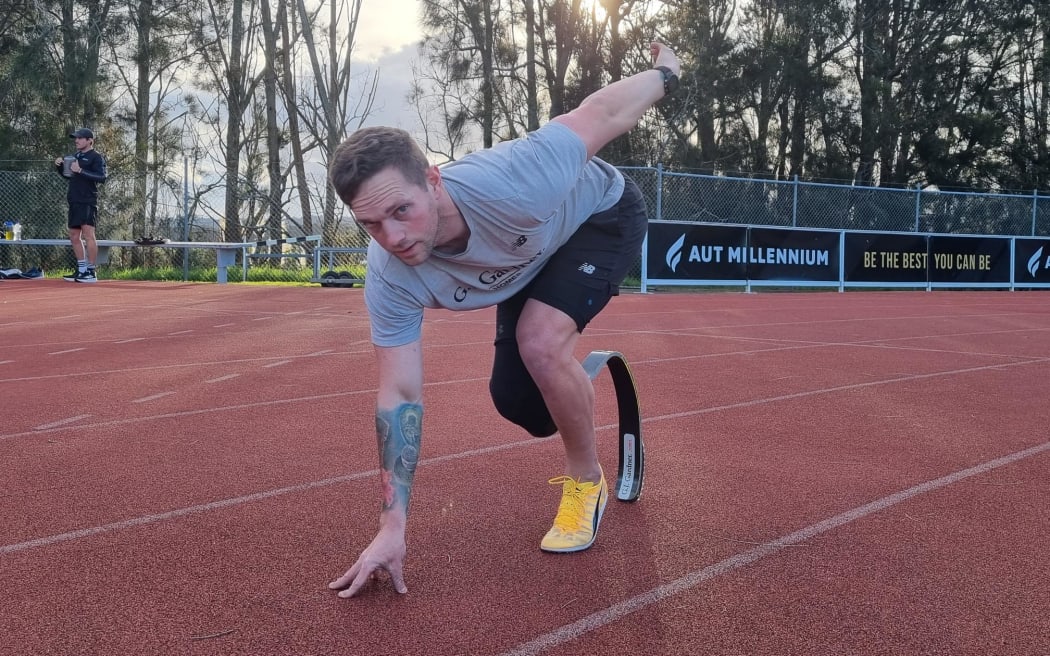 Mitch Joynt training at AUT Millennium institute in Albany.