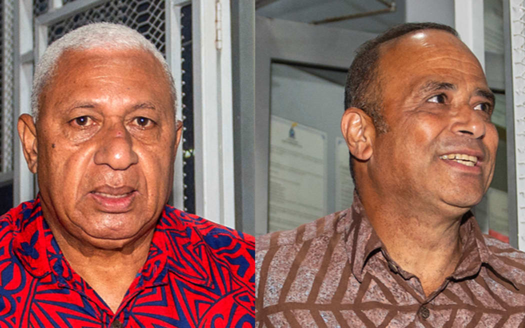 Frank Bainimarama y Sitiveni Qiliho