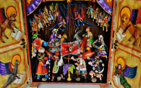 Nativity scene - Maximiano Ochante, Peru