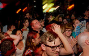 A crowded night at Whammy Bar in 2010.