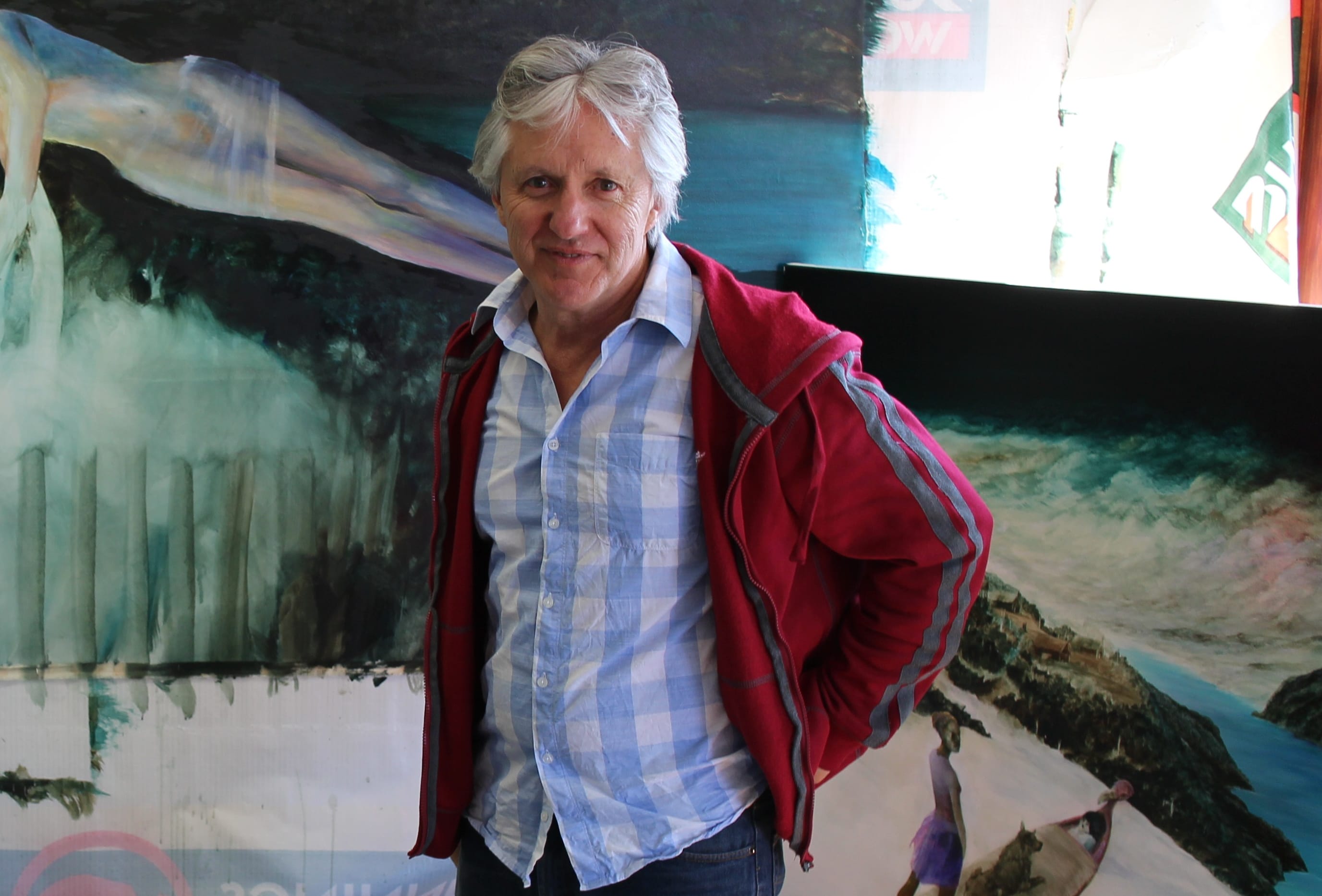 John Walsh in his studio