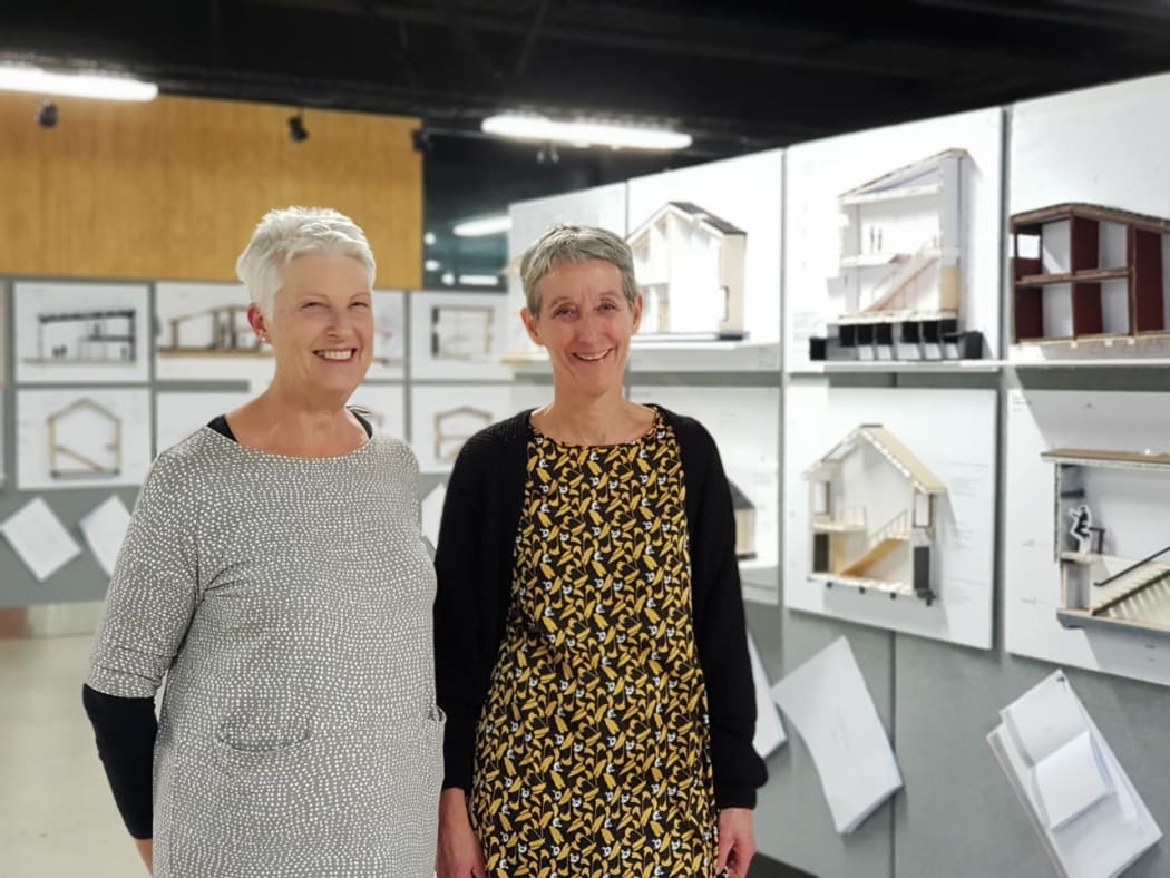 Hazel Kirkham, left, and Geraldine Murphy from the lobby group Inner City Wellington.