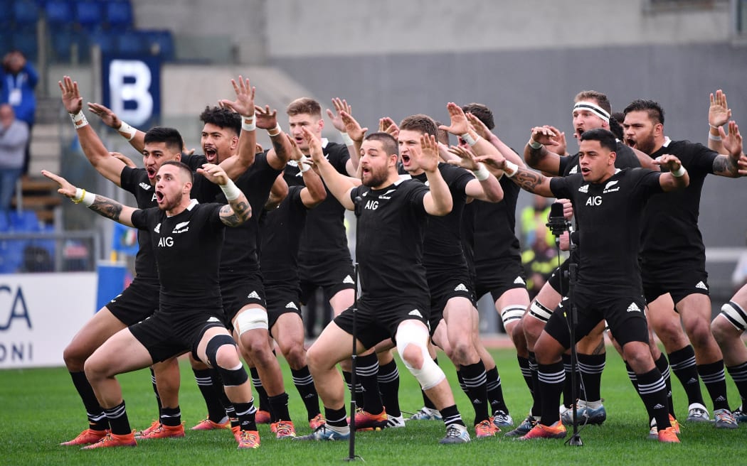 The All Blacks changed up their haka for their Test against Italy with captain Kieran Read leading the way.
