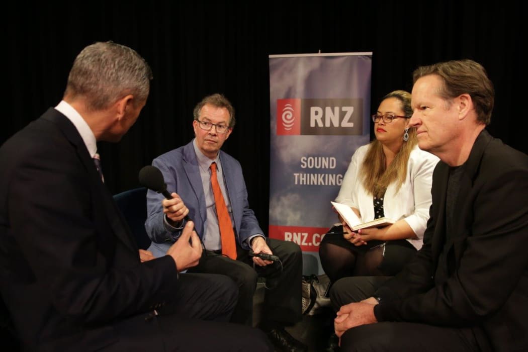 Guyon Espiner, Todd Niall, Stella Muller and Simon Wilson