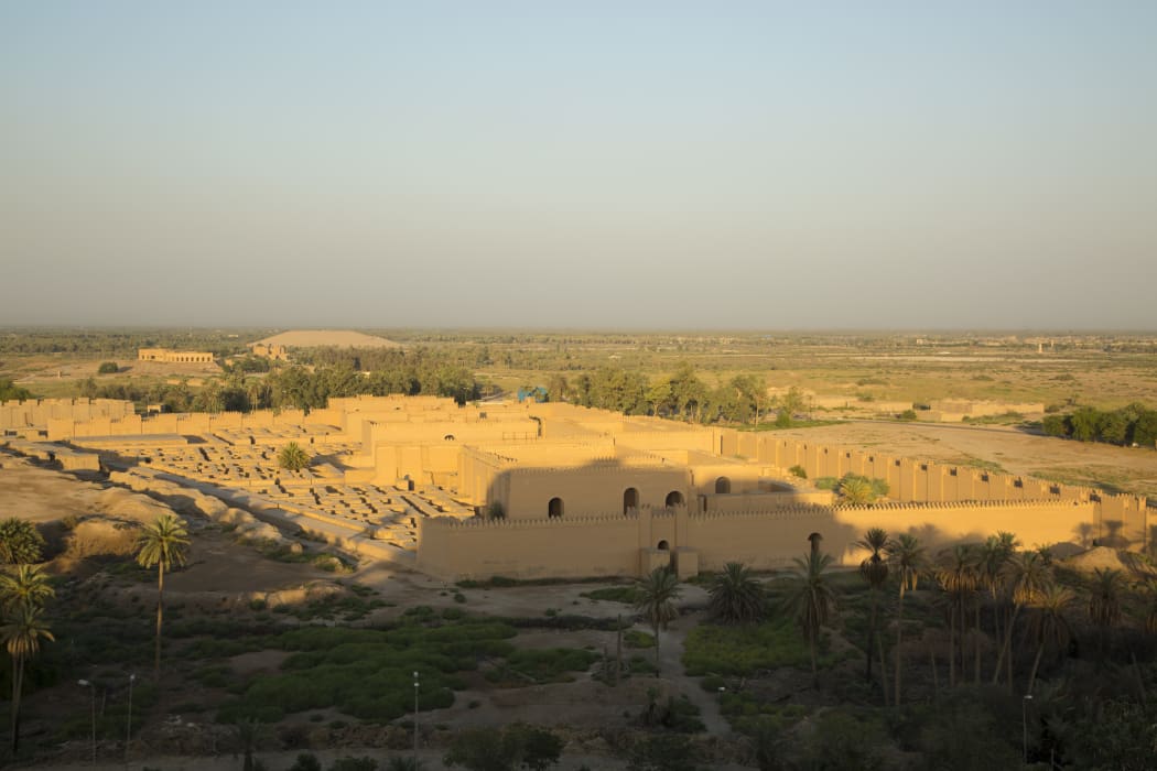 A general view of the ancient archaeological site of Babylon.