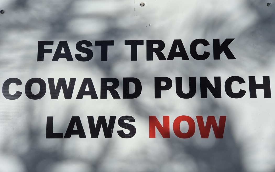 Fast track coward punch laws now placard