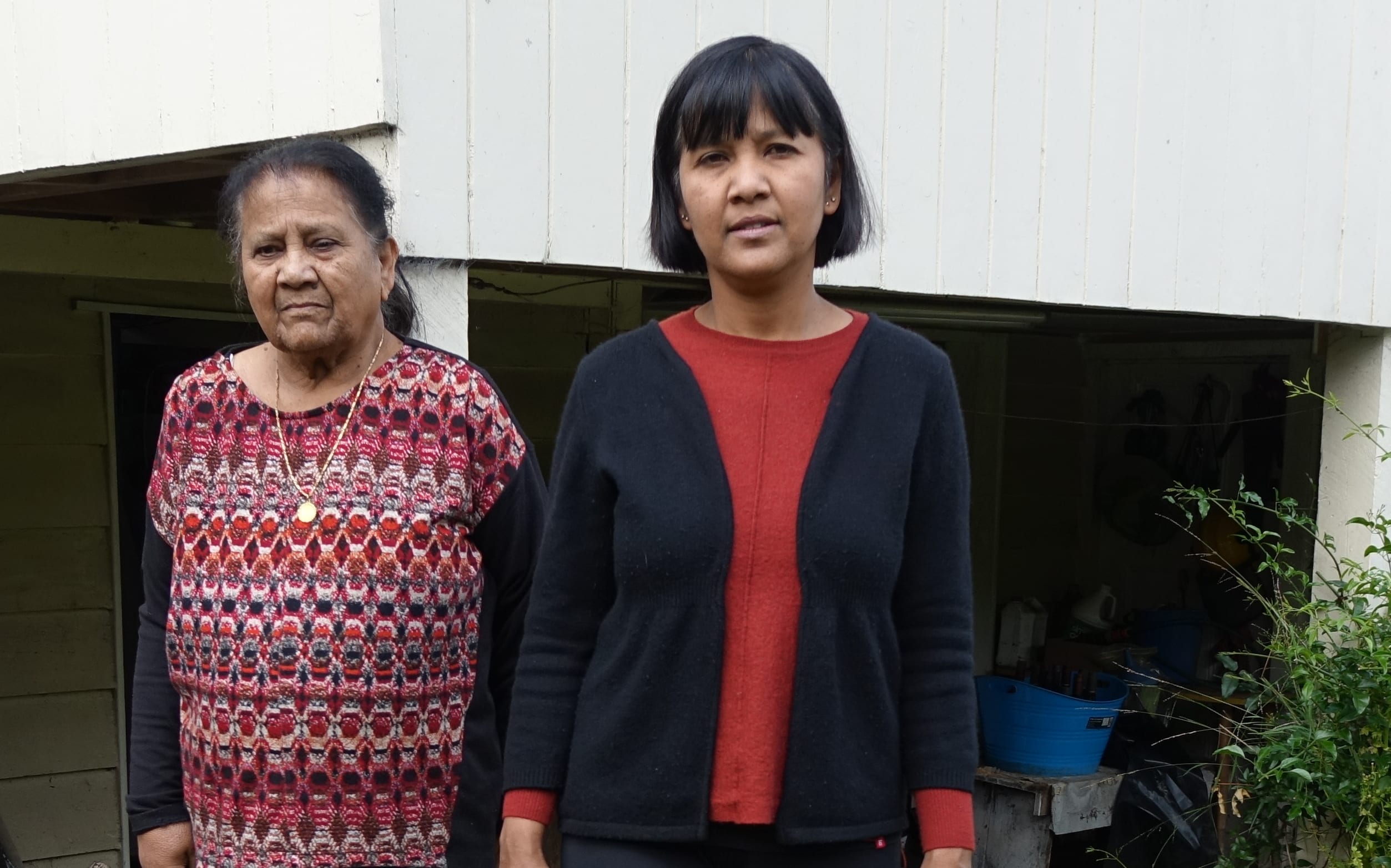 Bano Prasad left and her daughter, Anjala Prasad.