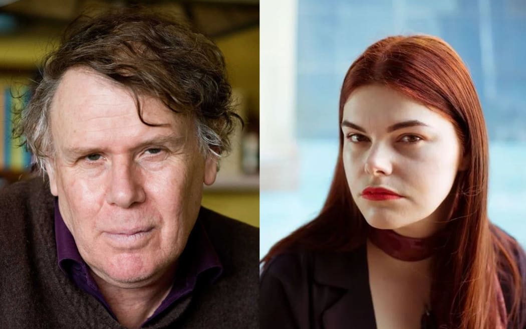 Harry Ricketts and Rebecca K Reilly - judges of the 2022 Nine to Noon Short Story Competition