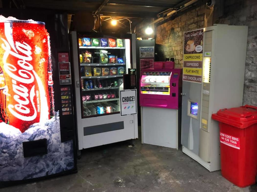Keez Eketone's tampon vending machines in Wellington
