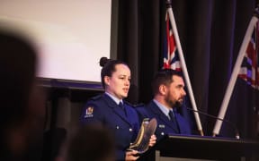 Constable Sophie Allison and Detective Constable Jeremy Toschi