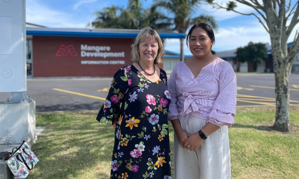 Māngere Housing Community Reference group members Vicki Sykes and Vicky Hau.