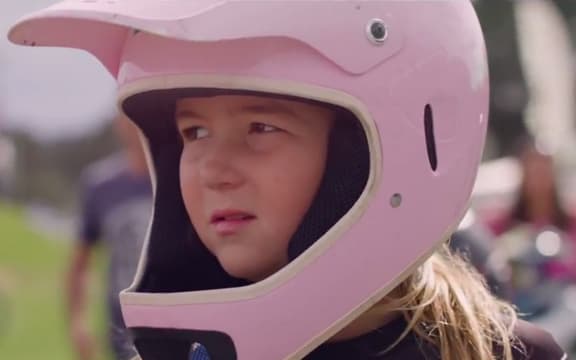 Madeleine in the short doco 'Mad Hunter'