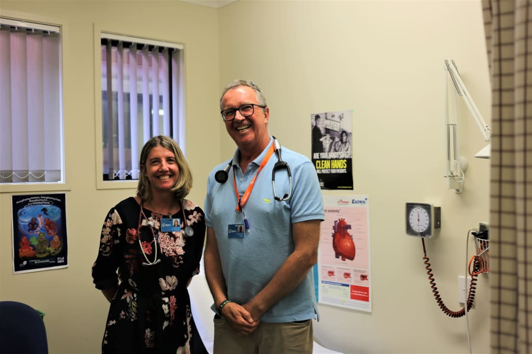 Cardiology nurse practitioner Tracy Low, left, and Hauora Tairāwhiti head of cardiology Gerry Devlin.