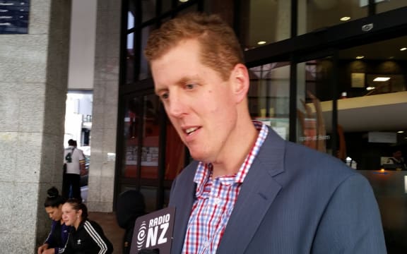 Kiwirail group general manager Todd Moyle outside Auckland District Court.