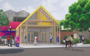 An artist's impression of a development planned for central city