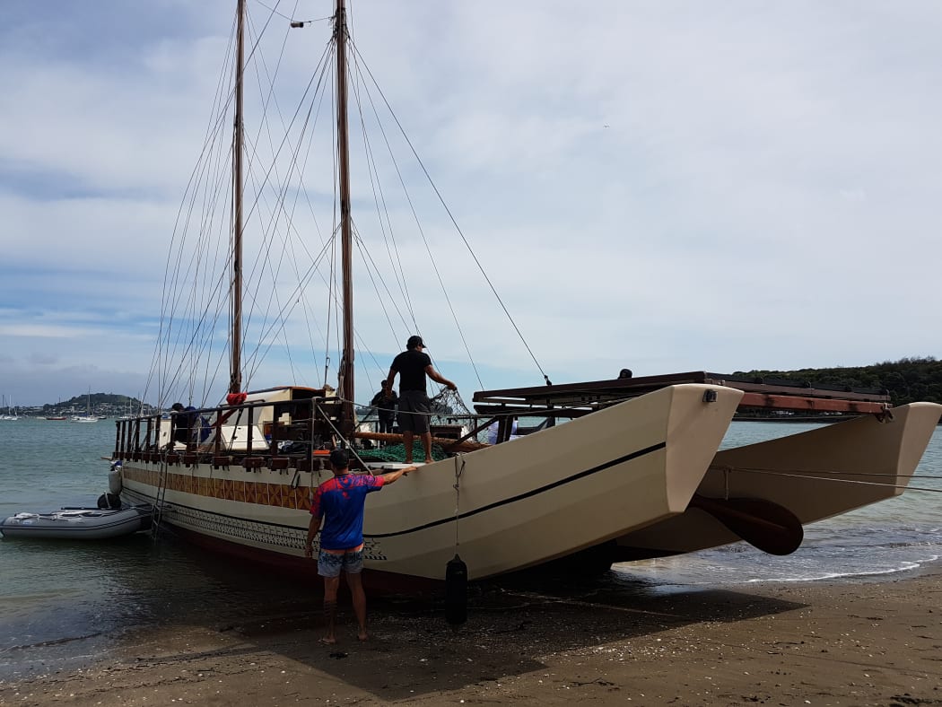 Va'atele Gaualofa at Okahu Bay, Auckland