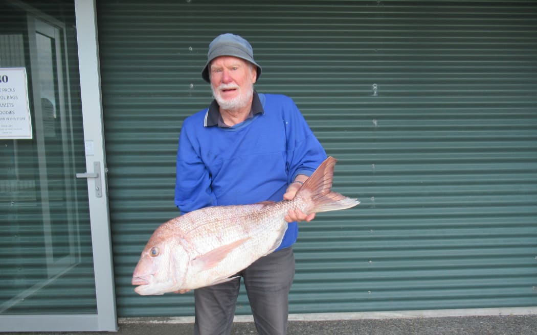 David Carroll was top of the snapper leaderboard with a 7.940kg beauty